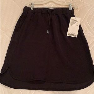 Brand New Black Lululemon On the Fly Skirt
